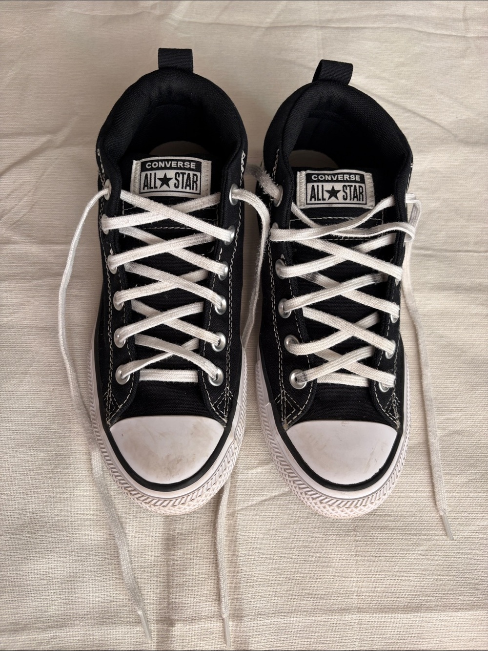 Converse Black and White All Star Low Top Sneakers